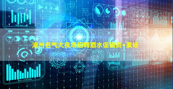 漳州名气大夜场招聘酒水促销员+素场